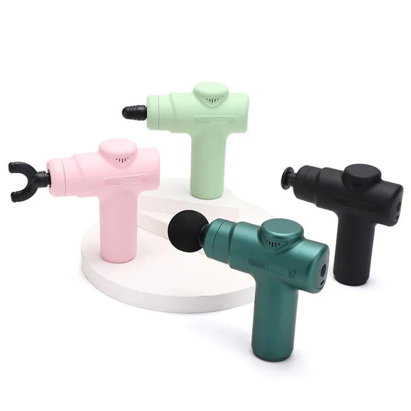 Electric Massage Gun Deep Tissue Facial Massgaer Arms Back Leg Muscle Relaxing For Body Back Arm Sport Fitness