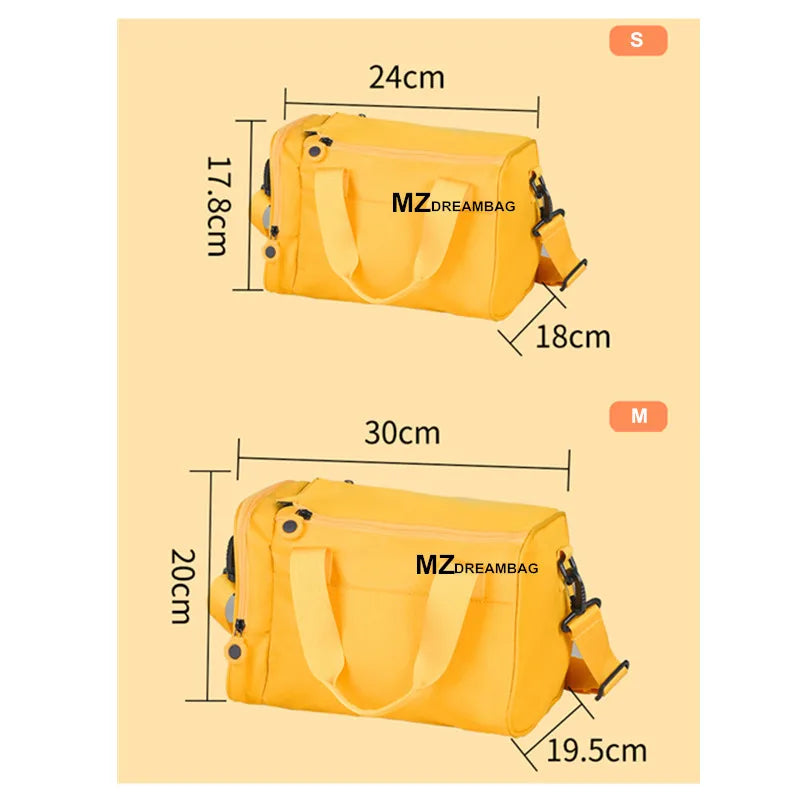 Gym Bag Fitness Academy Dance Training Shoulder Pouch Girl Boy Children Small Exercise Travel Weekend Hand Packing Sacs De Sport