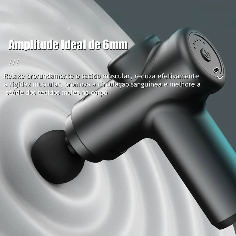 Electric Massage Gun Deep Tissue Facial Massgaer Arms Back Leg Muscle Relaxing For Body Back Arm Sport Fitness
