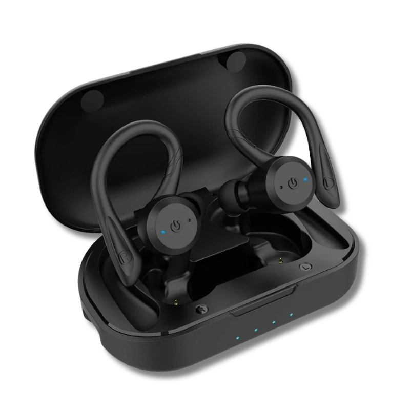 20 Hours Play time Swimming Waterproof Bluetooth Earphone Dual Wear Style Sport Wireless Headset TWS Ipx7 Earbuds Stereo