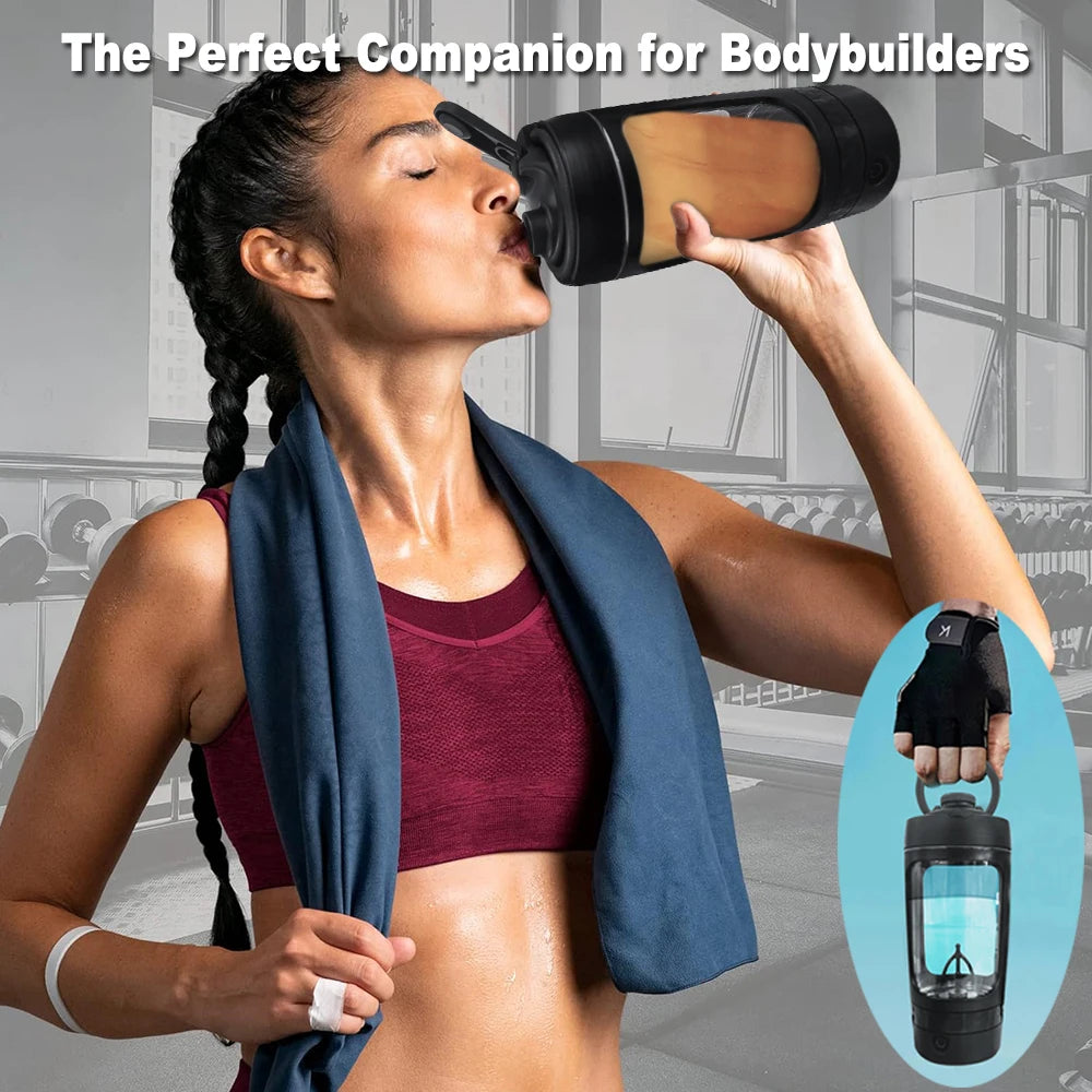 Electric Blenders Cup Protein Portable Powder Blender Mixing Cup Automatic Shaker Bottle Mixer For Home Office Kitchen Gym