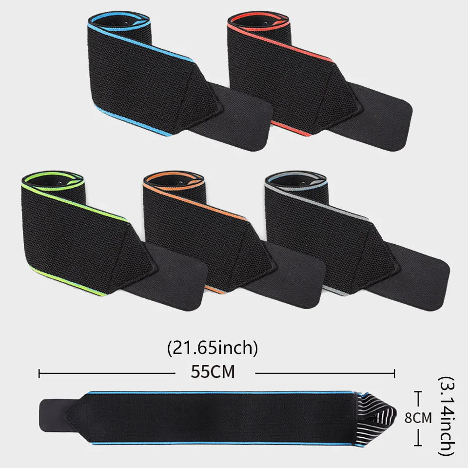 1Pcs Wristband Wrist Support Weight Lifting Gym Training Wrist Support Brace Strap Wrap Crossfit Powerlifting Wrist Brace Strap