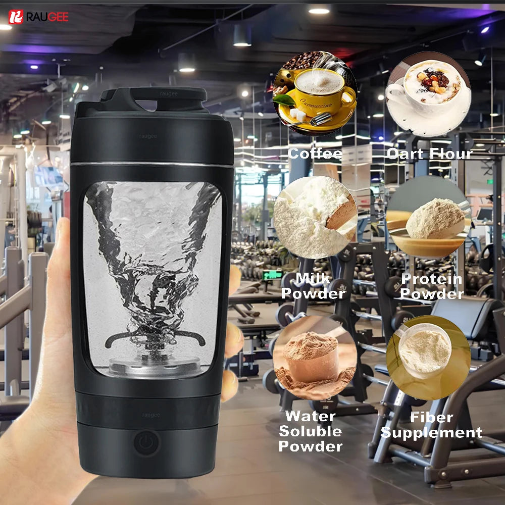 Electric Blenders Cup Protein Portable Powder Blender Mixing Cup Automatic Shaker Bottle Mixer For Home Office Kitchen Gym